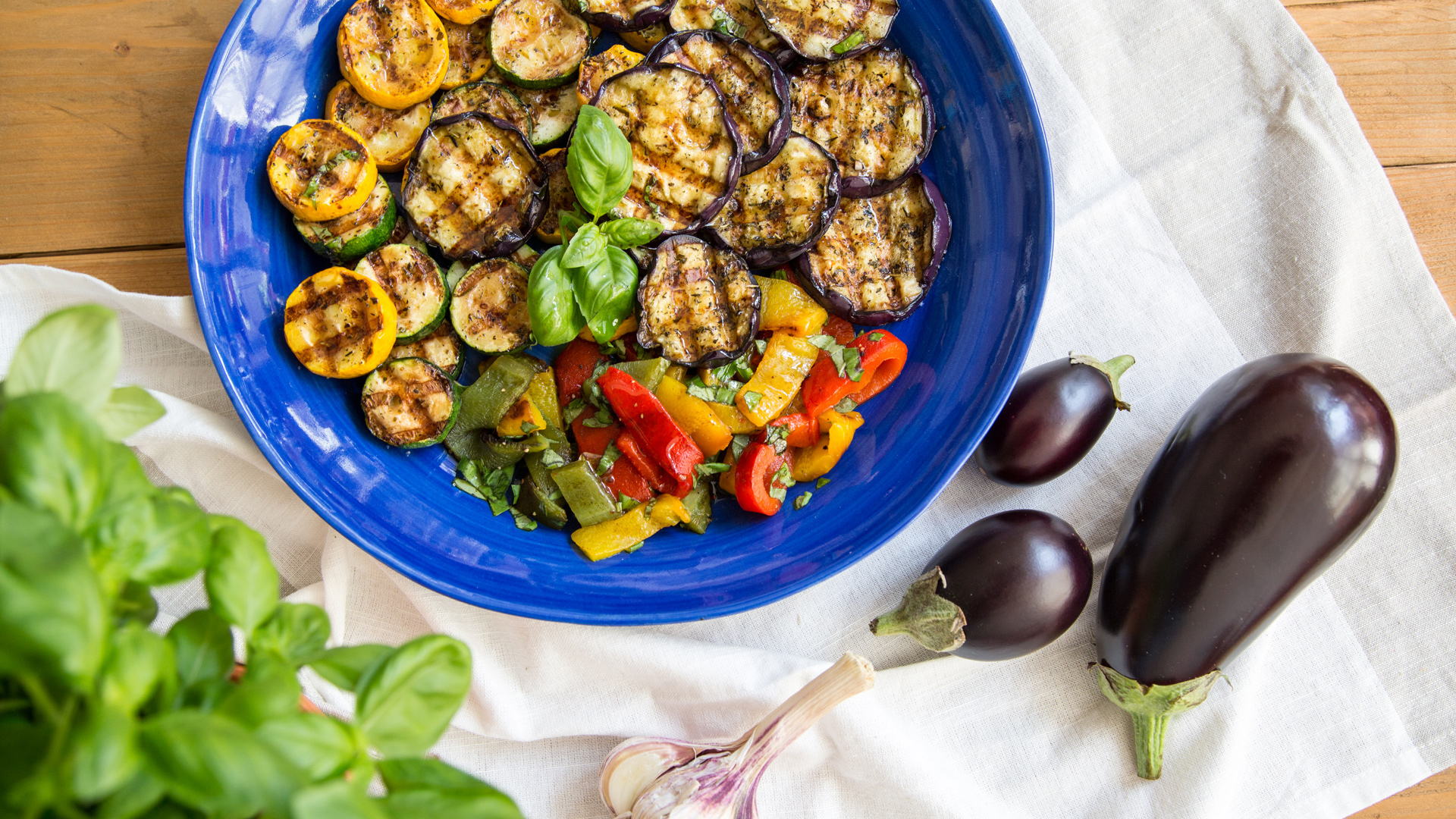 Antipasti di verdura - Gegrilltes Gemüse